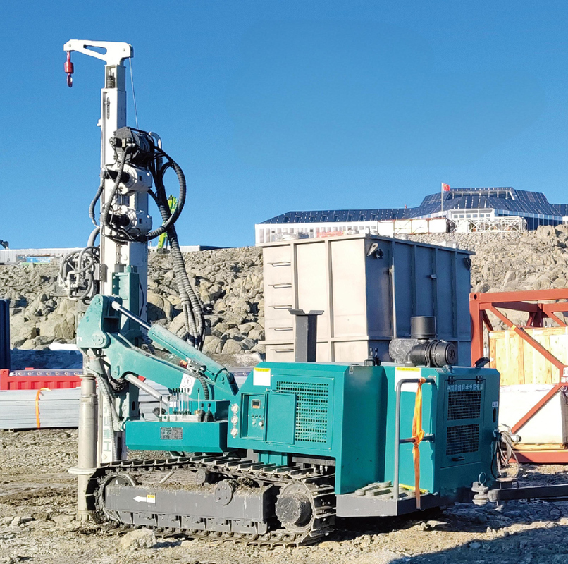 SK666 Micro Pile Drilling Rig with 115-500mm Hole Diameter 76/89/102/114 Drilling Rod Specification and 4/5/6/8/10/12 Hammer for High-Precision Engineering Drilling