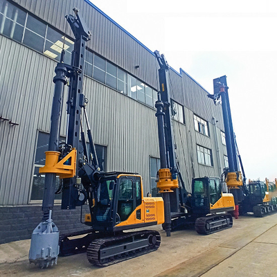 Perçage 45kN/m de pile de Mini Rotary Rig Machine Bore de travaux de construction avec la profondeur de forage 15m et le diamètre 1000mm