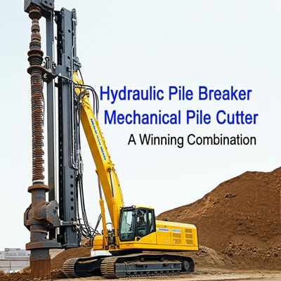 Casse-piles hydraulique avec 180 mm de pression de 32mpa et débit d'huile de 200 L/min pour une rupture efficace des piles