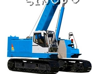 Grue de chenille télescopique hydraulique de SQ250A pour empiler, gamme de levage de vitesse 3m du pivotement 1.79rpm