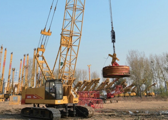Grue proportionnelle hydraulique multifonctionnelle de tassement de dynamique de contrôle de grue de chenille de CQUY60HD/de moteur puissance élevée